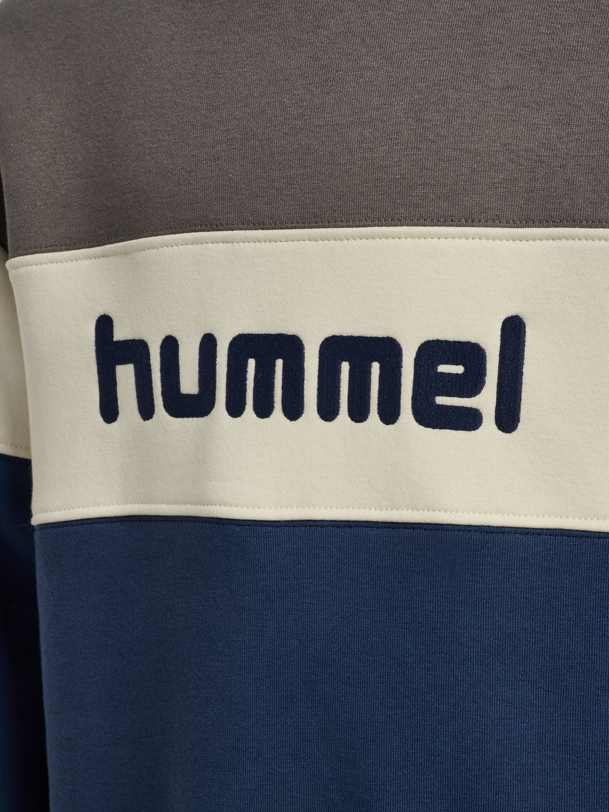 hmlJR LOOSE BLOCK CREWNECK