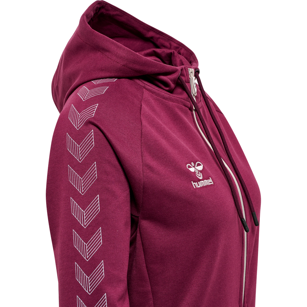 hmlMOVE GRID COTTON ZIP HOODIE WOMA
