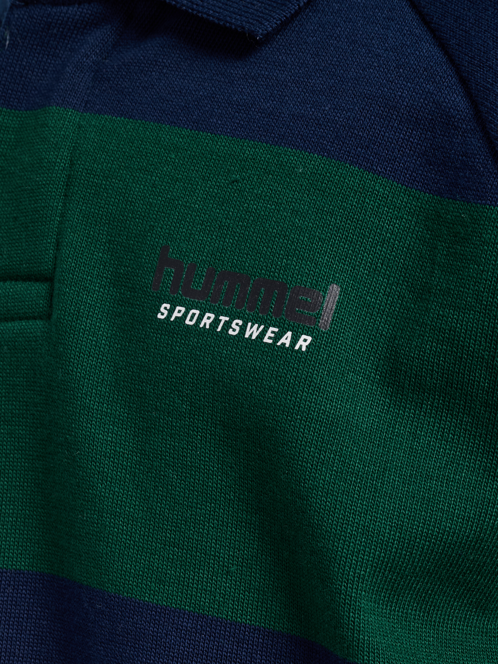hmlJR LOOSE STRIPED POLO L/S