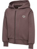hmlJR LOOSE ZIP HOODIE BEE