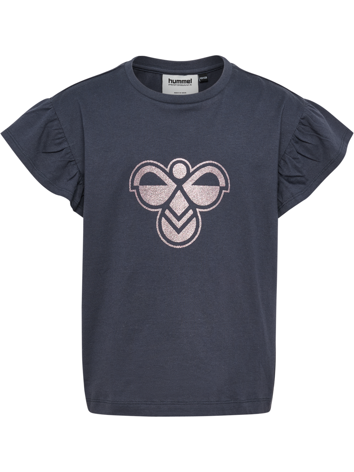 hmlJR RUFFLE T-SHIRT SS BIG BEE