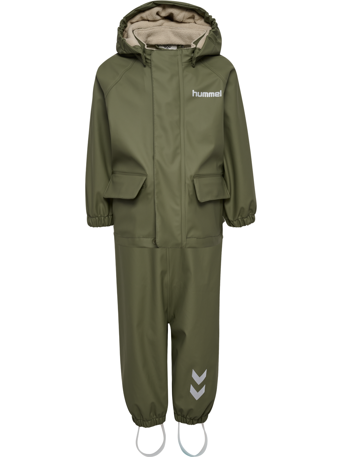 hmlSOLO PU RAIN BIB SET