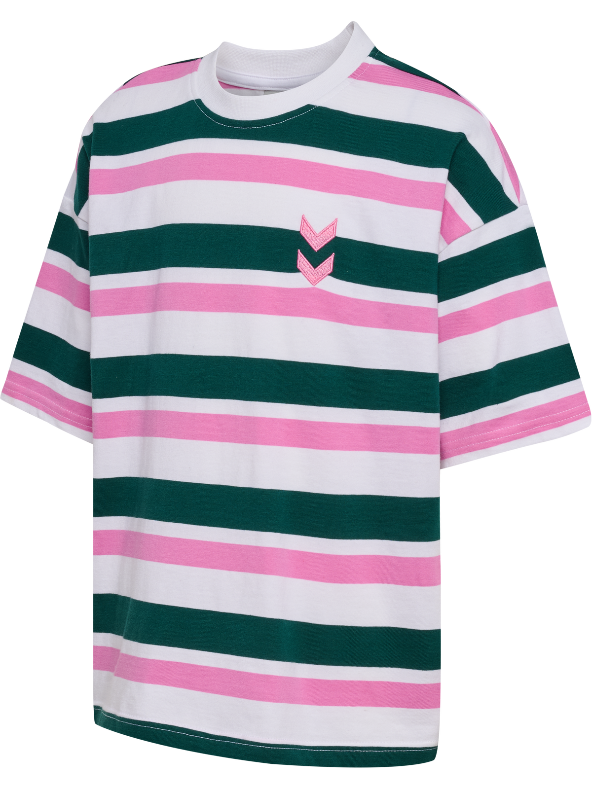 hmlJR SILLY S/S BOXY T-SHIRT STRIPE