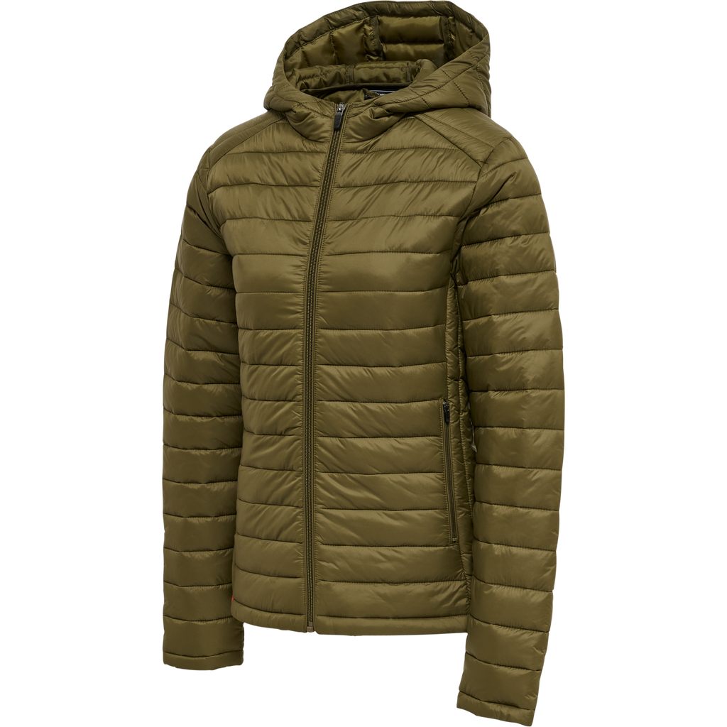 hmlRED QUILTED HOOD JACKET WOMAN