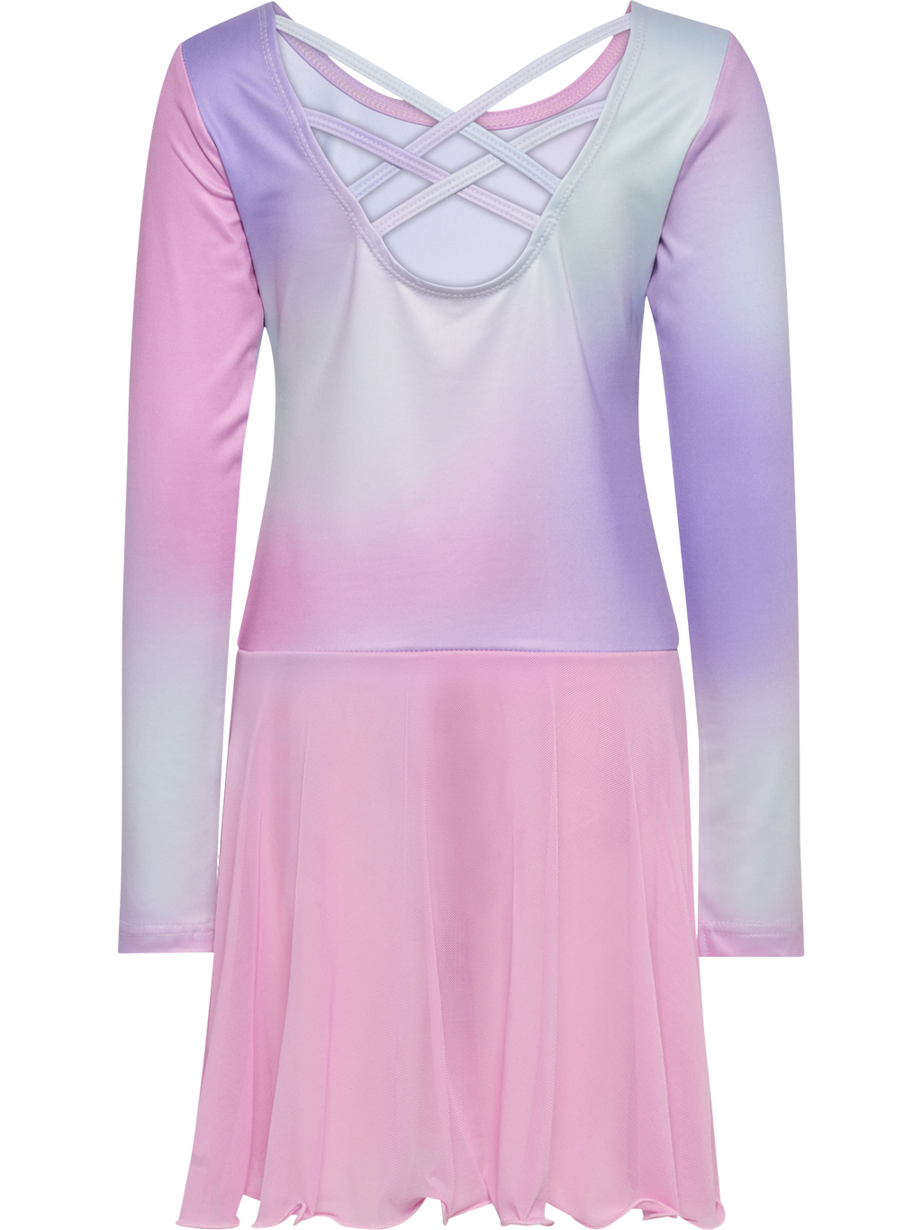 hmlJR GRADIENT SKIRTY GYMSUIT L/S
