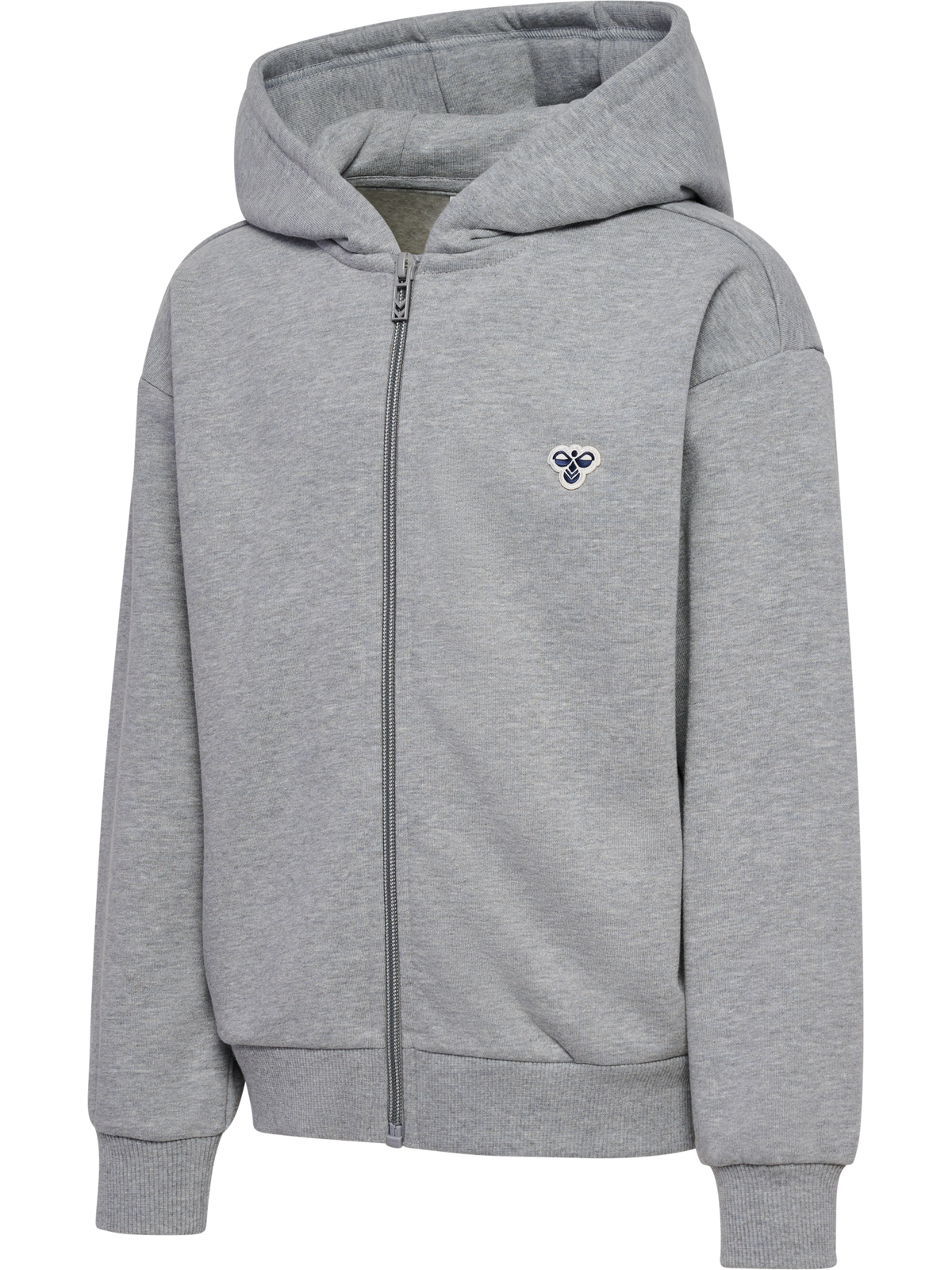 hmlJR LOOSE ZIP HOODIE BEE