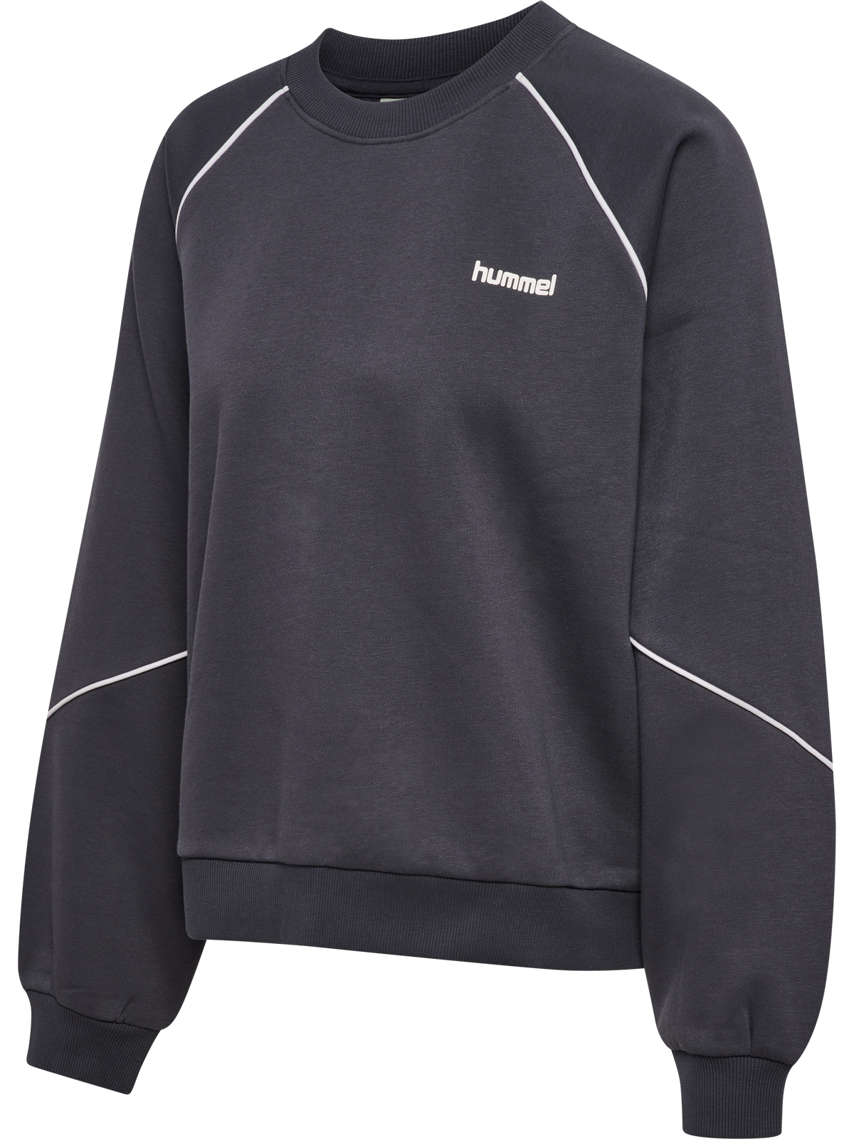 hmlKEEPER W BOXY PIPING CREWNECK