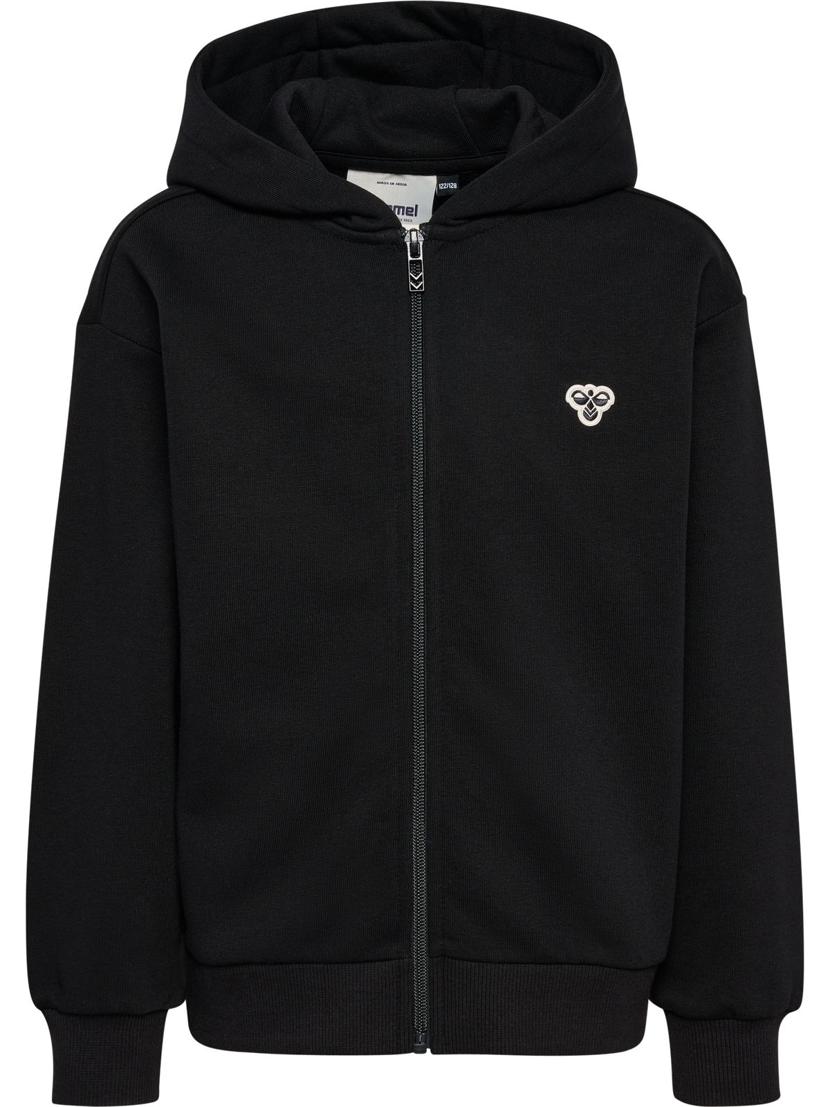hmlJR LOOSE ZIP HOODIE BEE