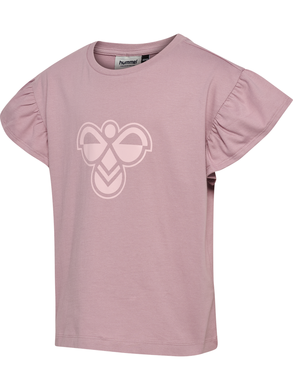 hmlJR RUFFLE T-SHIRT SS BIG BEE