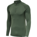 hmlSTROKE SEAMLESS HALF ZIP