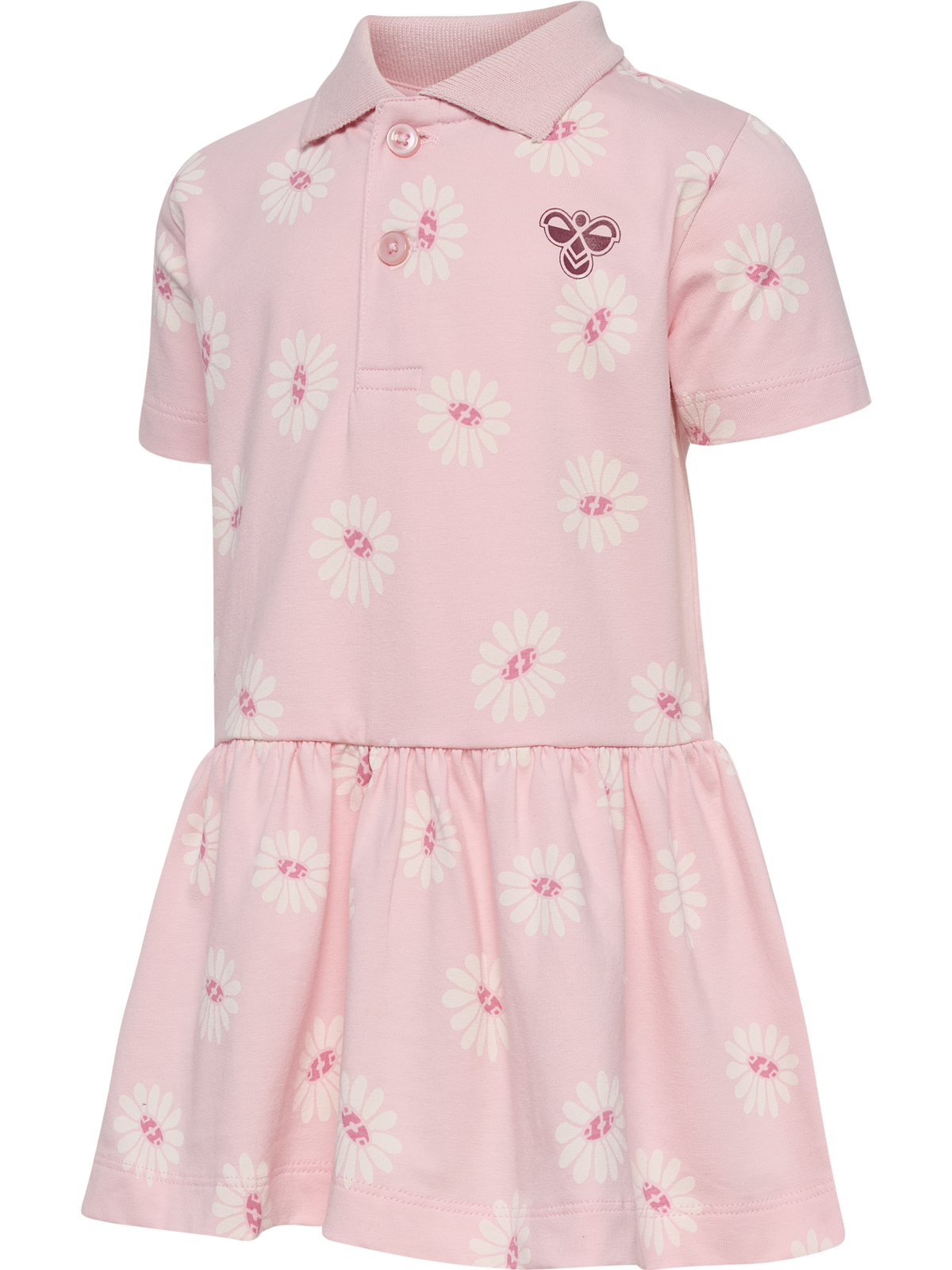 hmlMINI REG FLOWER POLO DRESS S/S