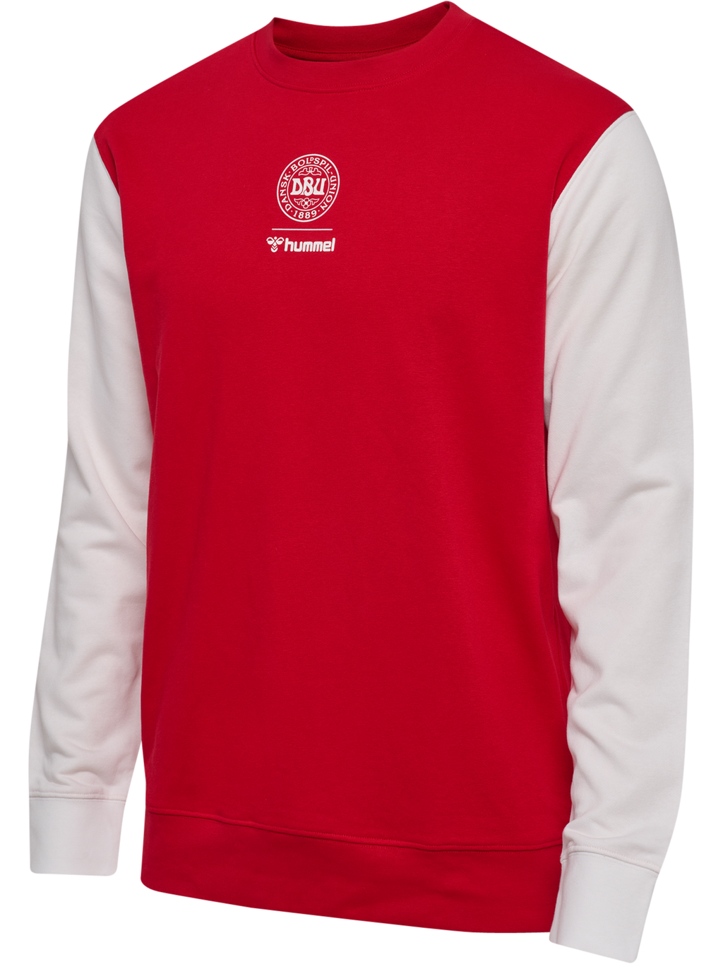DBU 26 FAN RED-WHITE CREW NECK