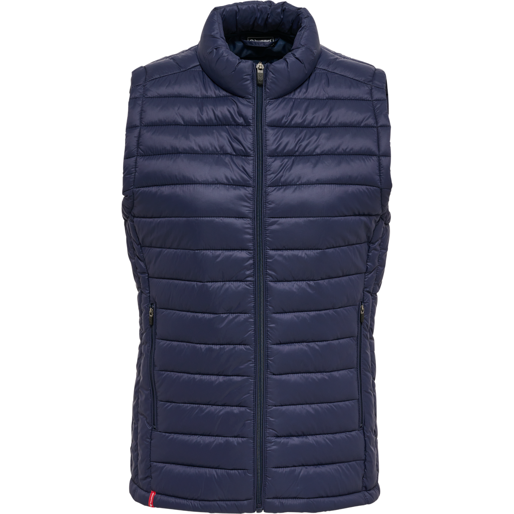 hmlRED QUILTED WAISTCOAT WOMAN