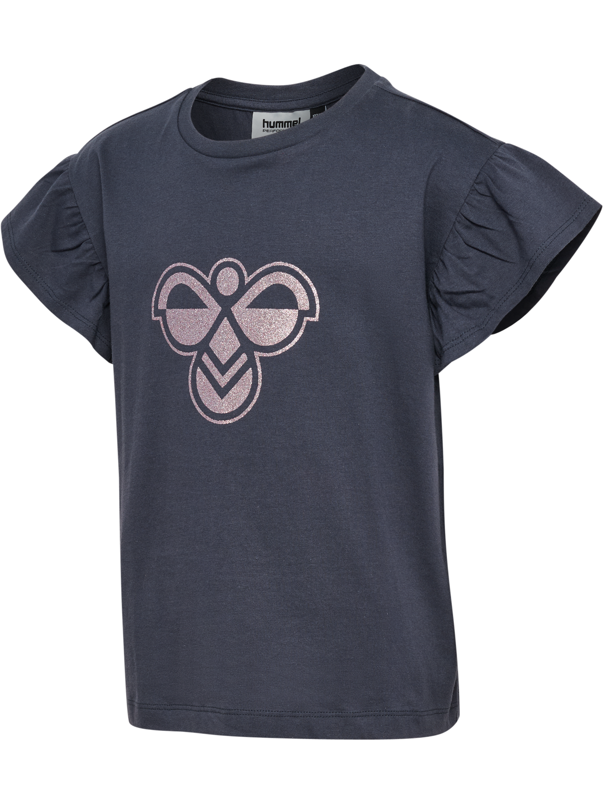 hmlJR RUFFLE T-SHIRT SS BIG BEE