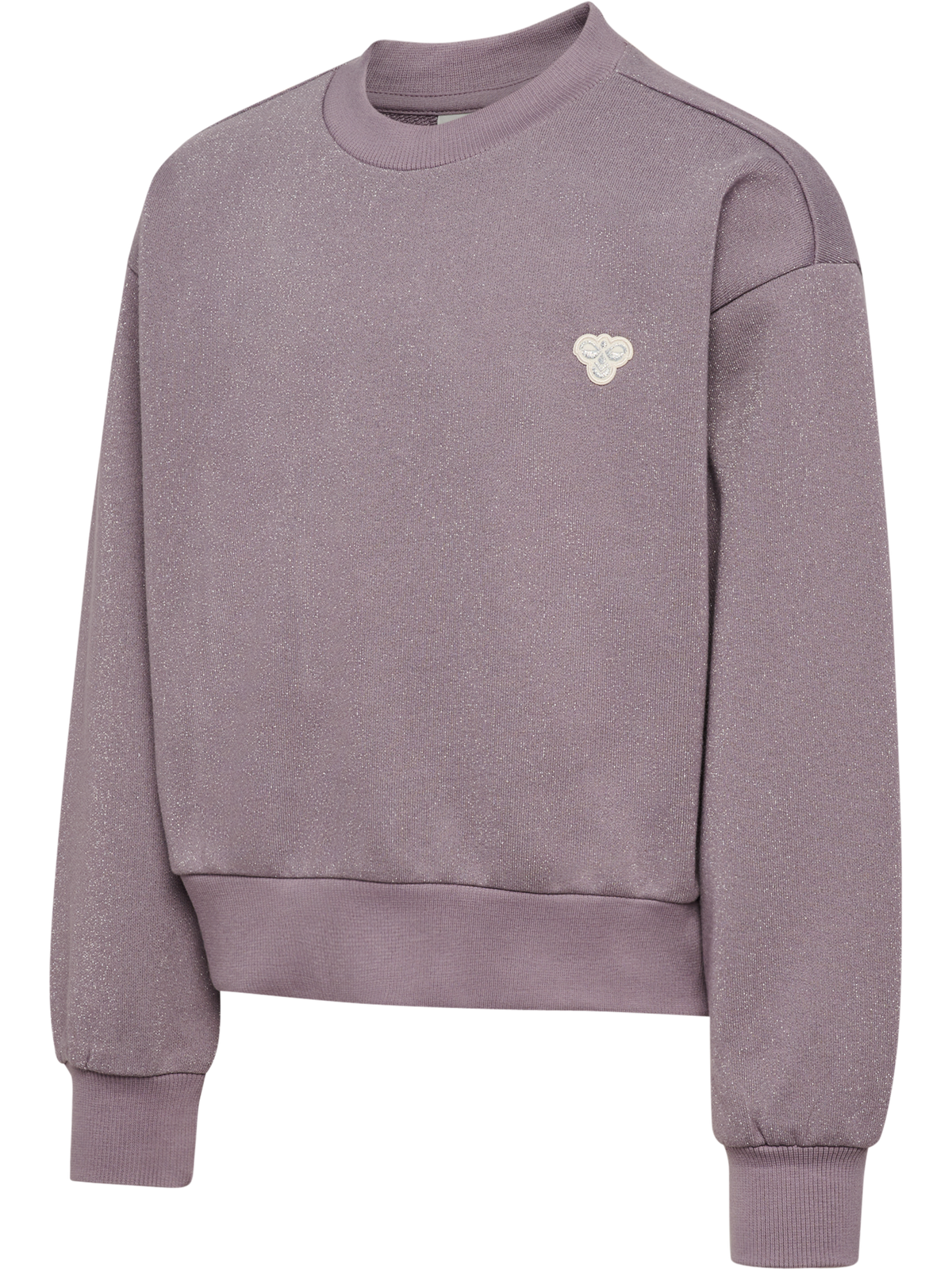 hmlJR LOOSE GLITTER CREWNECK BEE